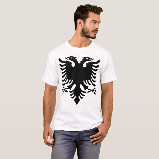 Albanienadler T-Shirt (Vorne ganz)