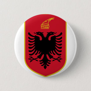 Albanienemblem Button