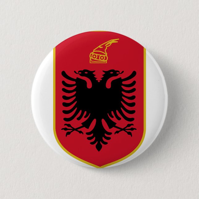 Albanienemblem Button (Vorderseite)