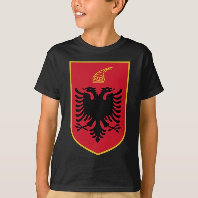 Albanienemblem T-Shirt (Vorderseite)