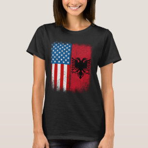 Albanienflagge Albanien Flamuri Shqiptar Sh T-Shirt