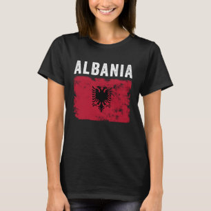 Albanienflagge Not leidende Männer Frauen Kinder A T-Shirt