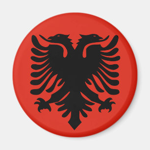 Albanienflaggenmagnet Magnet