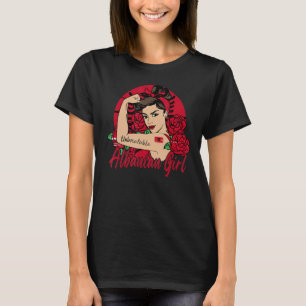 Albanienmädchen Unzerbrechliche albanische Fahne S T-Shirt