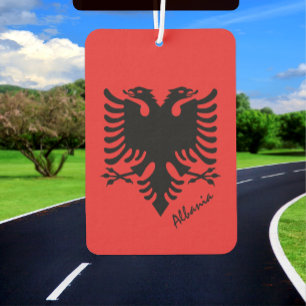 Albaniens Auto-Erfrischung, patriotisch, albanisch Autolufterfrischer