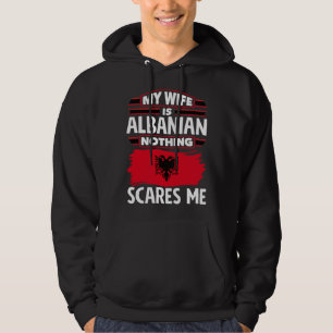 Albanisch Albanien Albanische Flagge Albanische Fr Hoodie