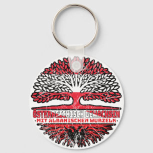 Albanisch Österreichisch Baum Schlüsselanhänger