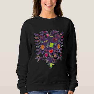 Albanische Adlerflagge für Kosovo-Albaner strömt Sweatshirt