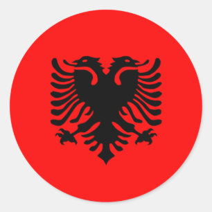 albanische Aufkleber