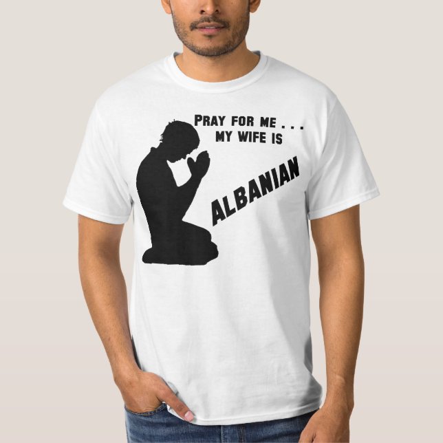 Albanische Ehefrau T-Shirt (Vorderseite)