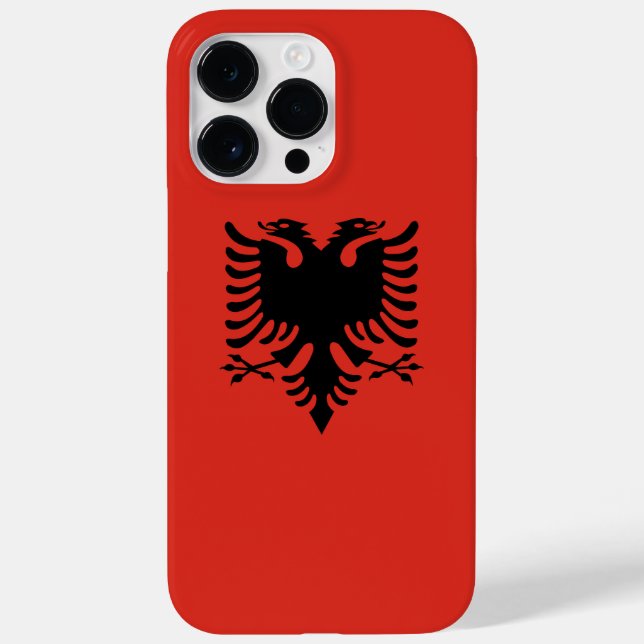 albanische Flagge Case-Mate iPhone 14 Pro Max Hülle (Rückseite)