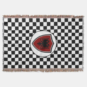 albanische Flagge Decke