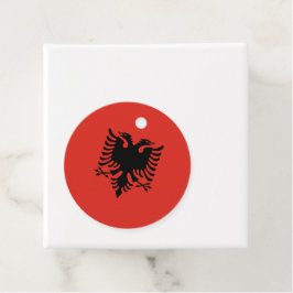 albanische Flagge Geschenkanhänger