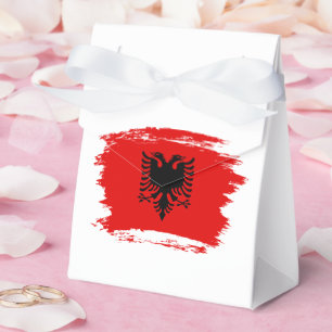 albanische Flagge Geschenkschachtel