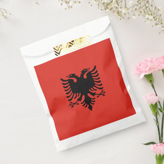 albanische Flagge Geschenktütchen (Versiegelt)
