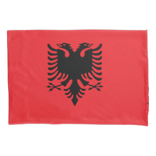 albanische Flagge Kissenbezug