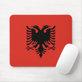 albanische Flagge Mousepad