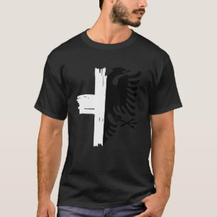 Albanische Flagge Schweiz Albanische Freundschaft T-Shirt