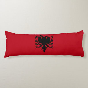 Albanische Flagge Seitenschläferkissen