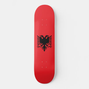 albanische Flagge Skateboard
