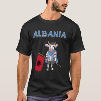 albanische Kuh Albanien Fan T-Shirt