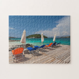 Albanische Riviera, Ksamil, Strandpromenade