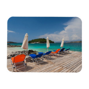 Albanische Riviera, Ksamil, Strandpromenade Magnet