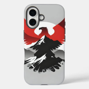Albanischer Adler & Berge Modernes Erbe Telefon iPhone 16 Hülle