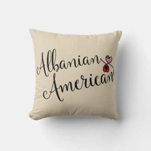 Albanischer Amerikaner - Gebäck-Kissen Kissen