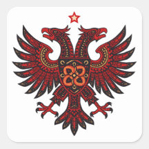Albanischer Doppeladler Ethnic Art Sticker