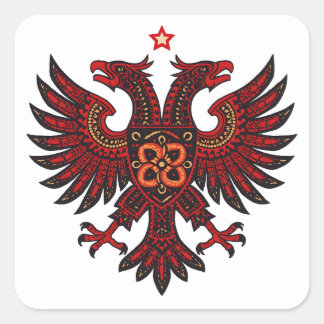  Albanischer Doppeladler Ethnic Art Sticker 