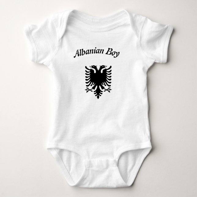Albanischer Junge Baby Strampler (Vorderseite)