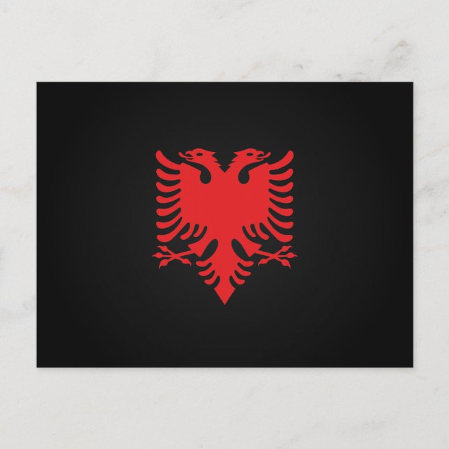 Albanischer Zweikopfadler Postkarte (Vorderseite)
