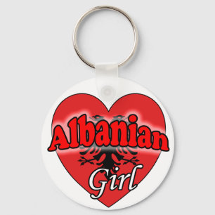 Albanisches Mädchen Schlüsselanhänger
