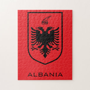 Albanisches Nationalwappen Heritage Tinte