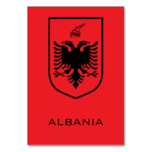 Albanisches Nationalwappen Heritage Tinte