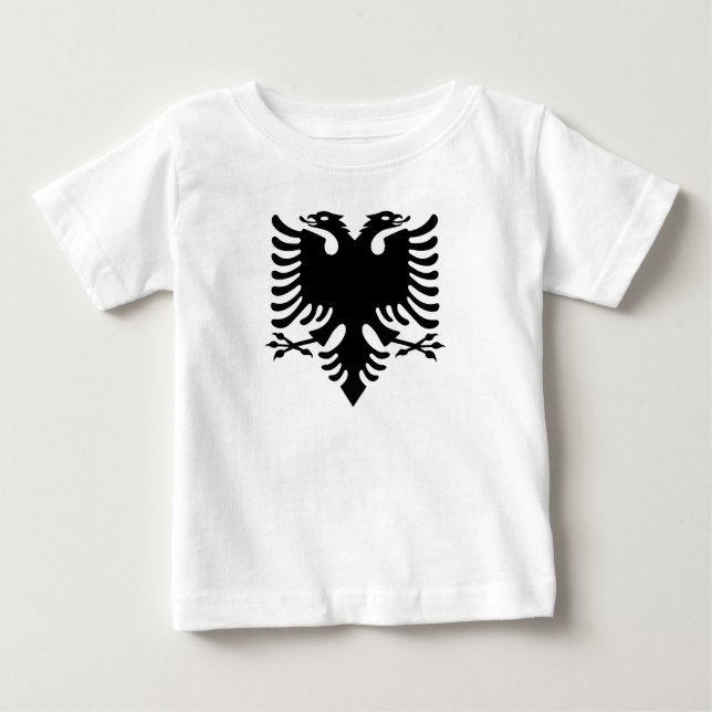 Albanisches Wappen Baby T-shirt (Vorderseite)