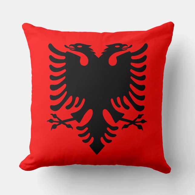 Albanisches Wappen Kissen (Vorderseite)