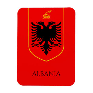 Albanisches Wappen Nationales Erbe Kunst Magnet