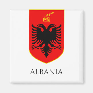 Albanisches Wappen Nationales Kulturerbe Kunst Magnet