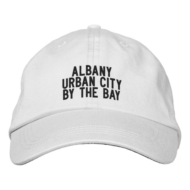 ALBANY California Mütze Bestickte Baseballkappe (Vorderseite)
