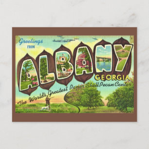 Albany Georgia Vintage Postkarte