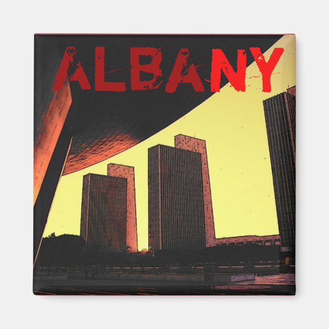 Albany Magnet - Angepasst (Vorne)