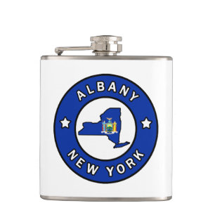 Albany New York Flachmann