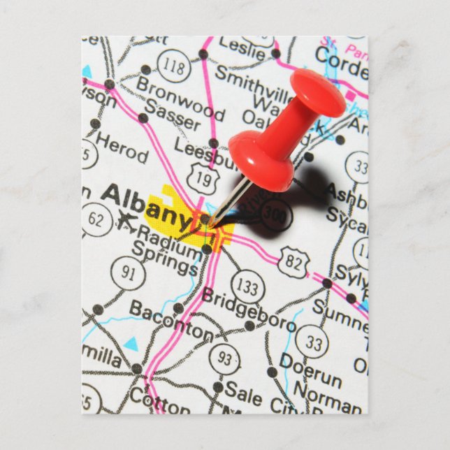 Albany, New York Postkarte (Vorderseite)