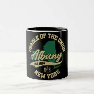 Albany, New York Zweifarbige Tasse