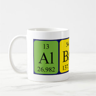 Albany nom de table périodique mug
