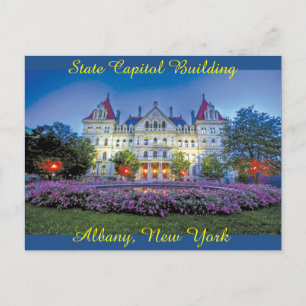 Albany, NY Hauptstadt Gebäude Postkarte