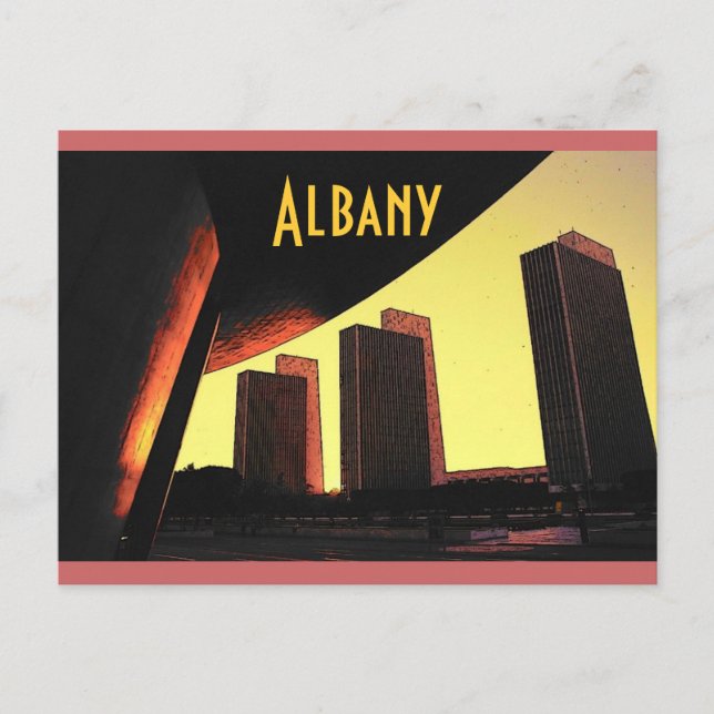 Albany Postcard Postkarte (Vorderseite)