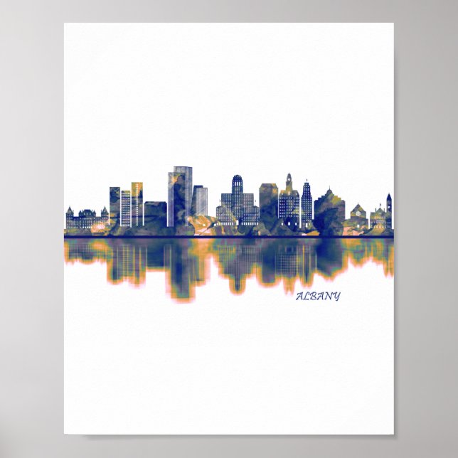 Albany Skyline Poster (Vorne)